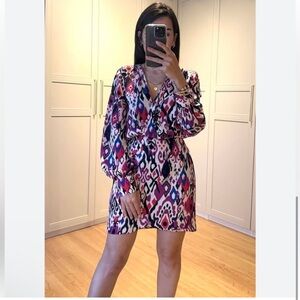 BLOGGERS FAVE ZARA NWT MULTI COLOR DRESS